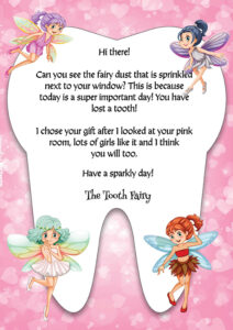 The Tooth Fairy Letter And Certificate | Just Family Fun