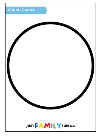 8 Inch Printable Circle Template