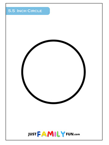 5.5 Inch Free Circle Template