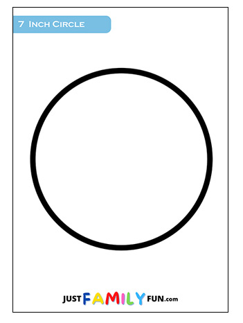 7 Inch Large Circle Template