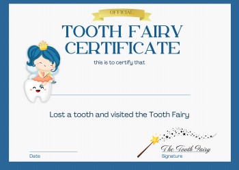 Free Printable Tooth Fairy Certificates 23