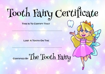 Free Printable Tooth Fairy Certificates 8