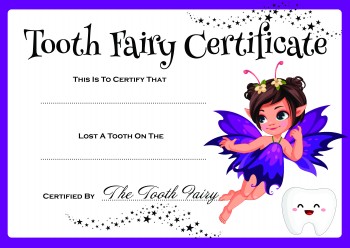 Free Printable Tooth Fairy Certificates 11