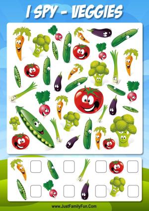 veggies ispy game