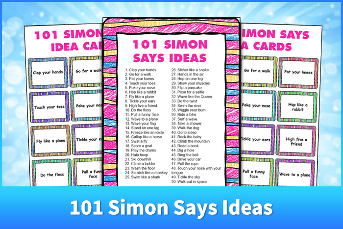101 Simon Says Ideas