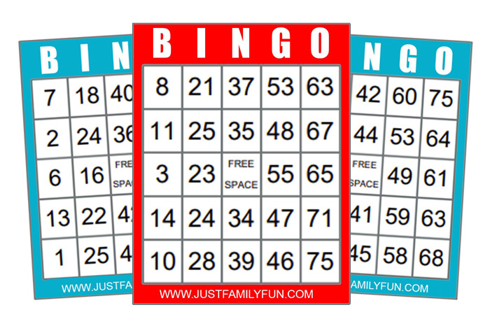 Printable 75 Ball Bingo Cards
