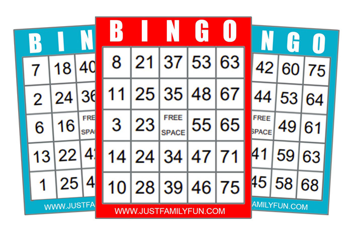 Free Printable Bingo Cards 