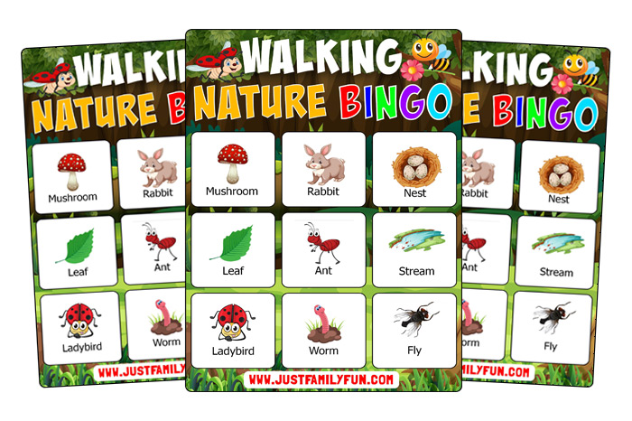 Printable Nature Bingo Cards