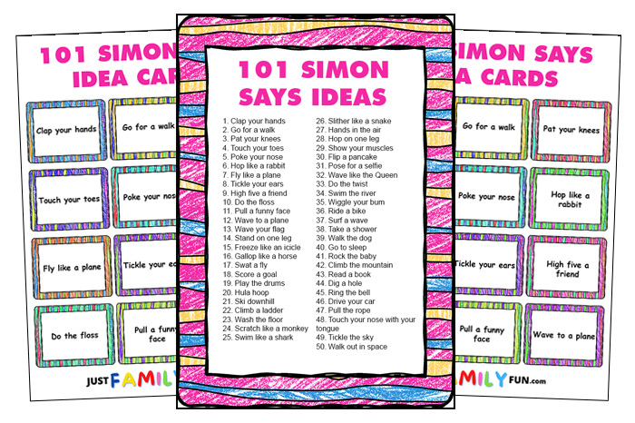 101 Simon Says Ideas