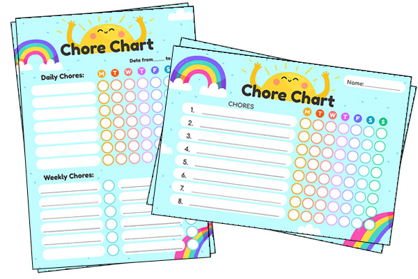 Chore Chart 7 Year Old