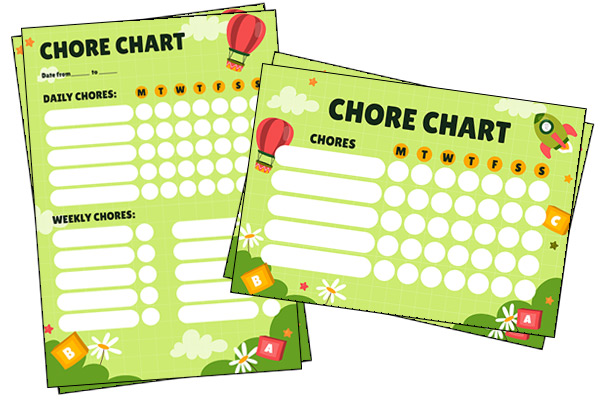 4 Year Old Chore Chart