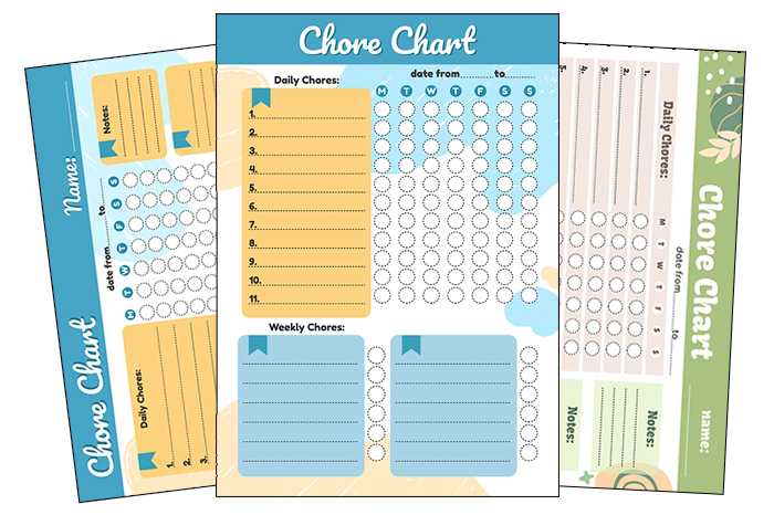 Printable Adult Chore Charts