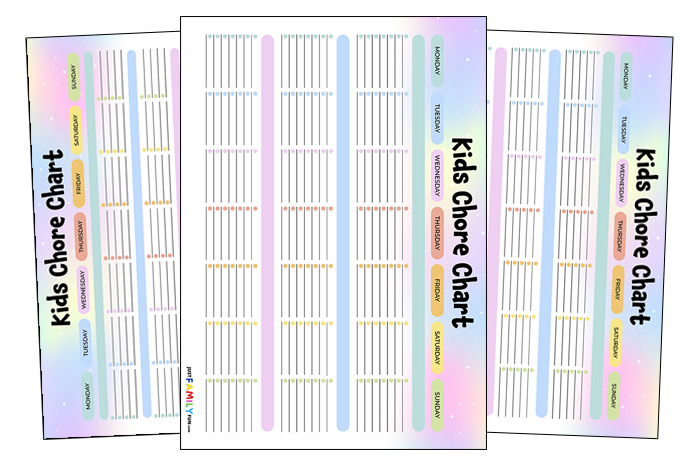 Chore Charts For Multiple Kids