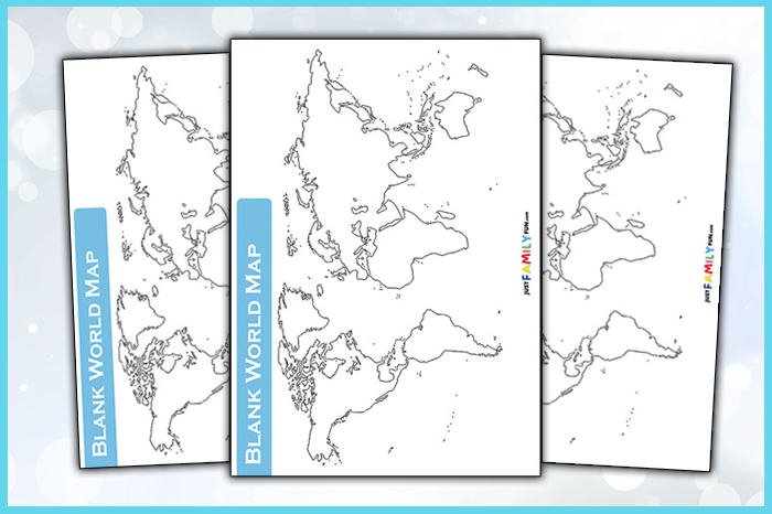 world map printable template