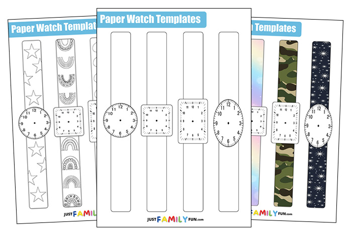 paper watch template