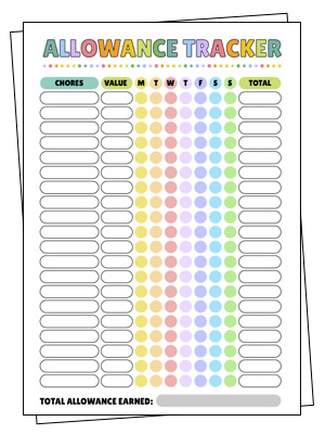 Allowance Chore Chart Tracker