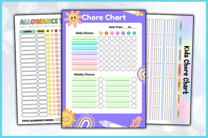 free printable chore chart