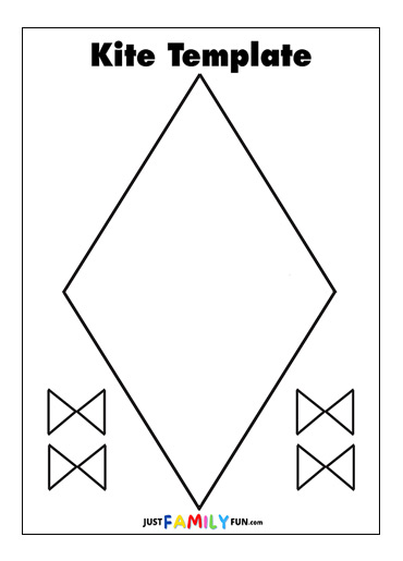 3 Printable Kite Template Craft Just Family Fun