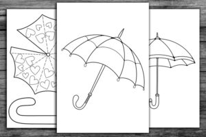 printable umbrella templates