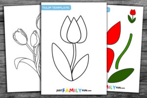 printable tulip template