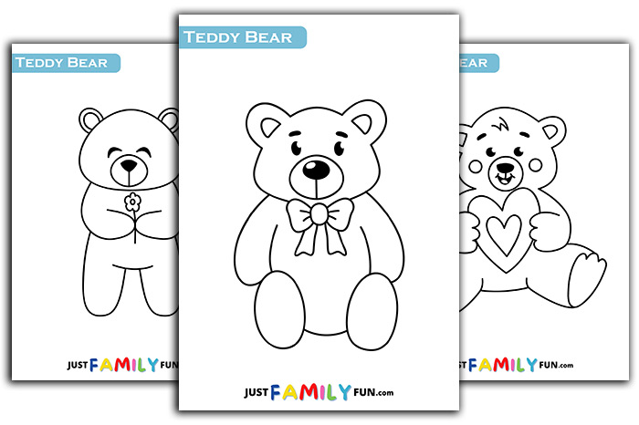 teddy bear templates