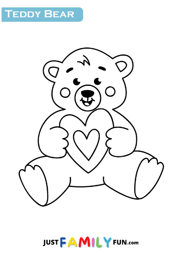 teddy bear templates free printable
