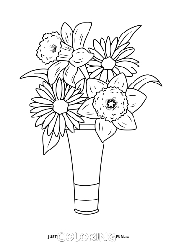 free floral coloring pages for adults