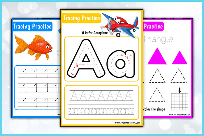 Printable Tracing Worksheet For Preschool