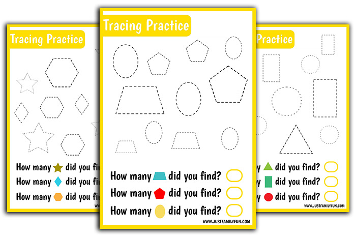 Find The Shapes And Trace