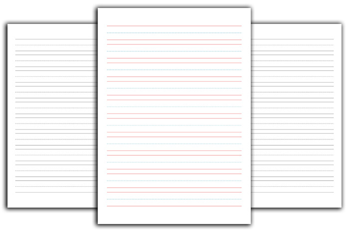 Free Handwriting Lined Paper