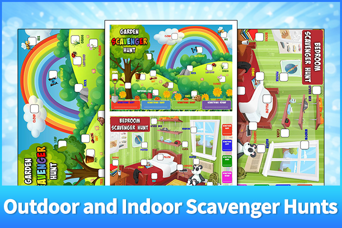 Outdoor and Indoor Scavenger Hunts