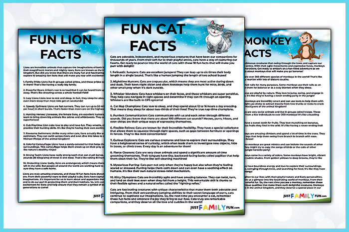 20 Fun Random Animal Facts Worksheets 22