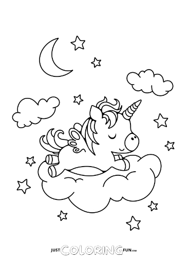 free coloring pages unicorn