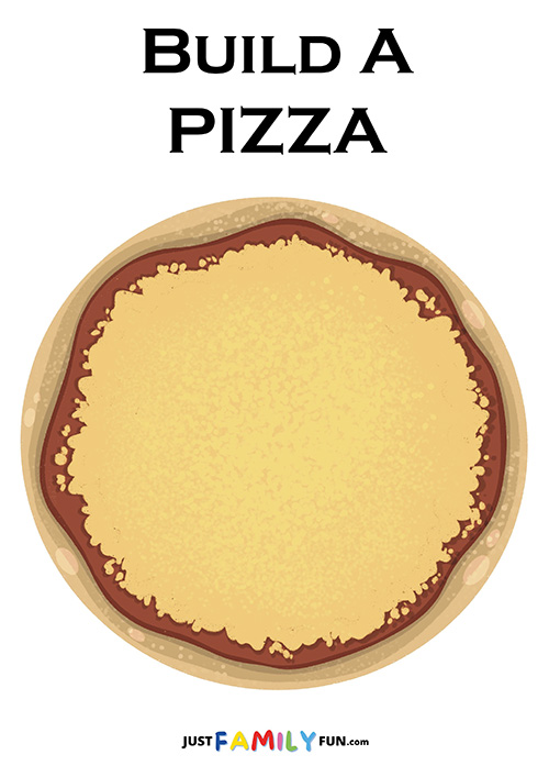 blank pizza template