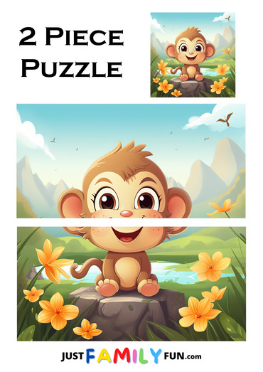 printable monkey puzzle
