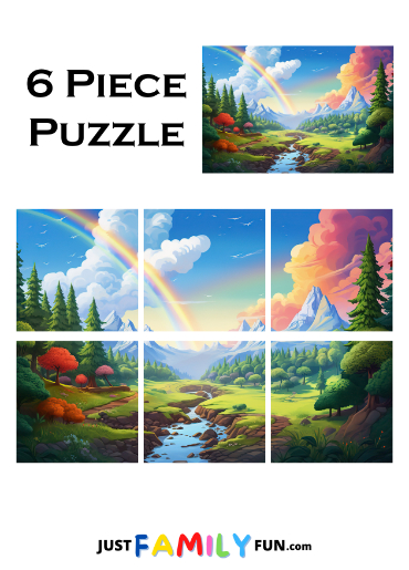 printable landscape puzzle
