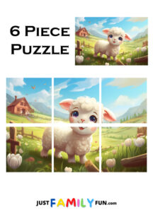 30 Free Printable Puzzles For Kids (Toddlers And Preschoolers) | Just ...