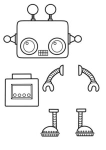 Free Printable Robot Craft Templates | Just Family Fun