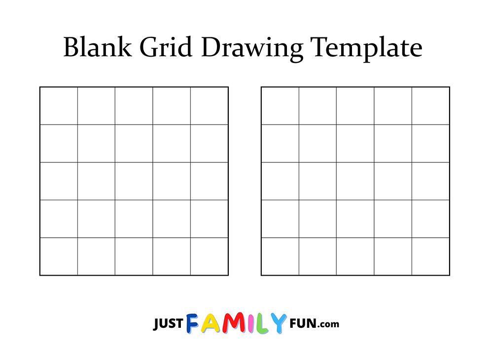 blank grid drawing template