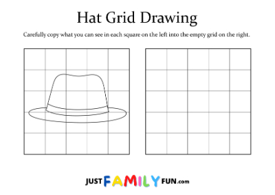 how to draw a hat