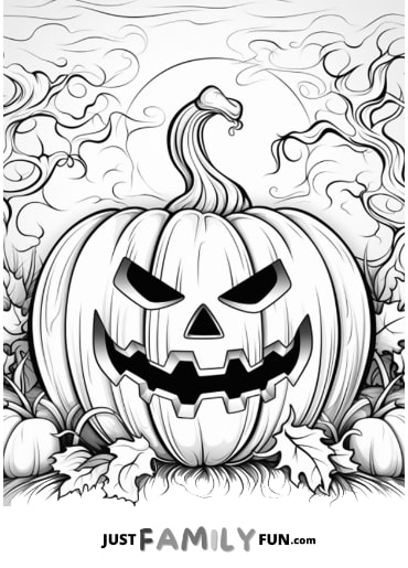 coloring pages of pumpkins