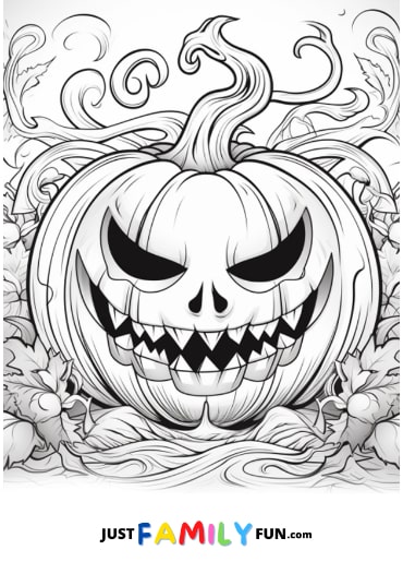 coloring pages of pumpkins