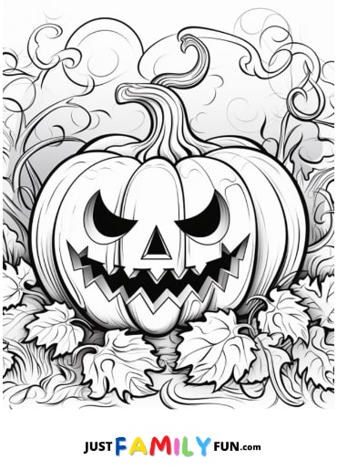 pumpkin coloring picture
