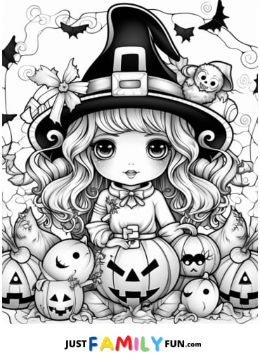 21 Free Printable Halloween Coloring Pages 2