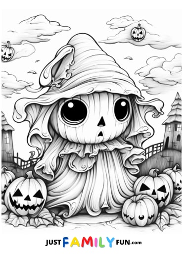 halloween pictures to color