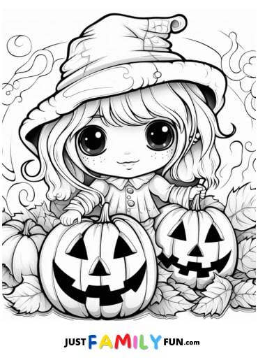 coloring pictures halloween