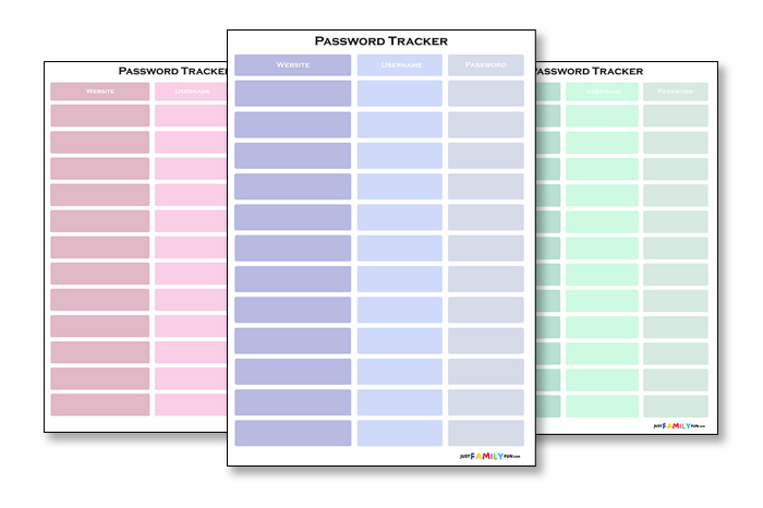 password trackers