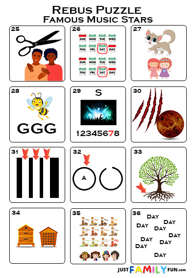 printable rebus puzzles and answers