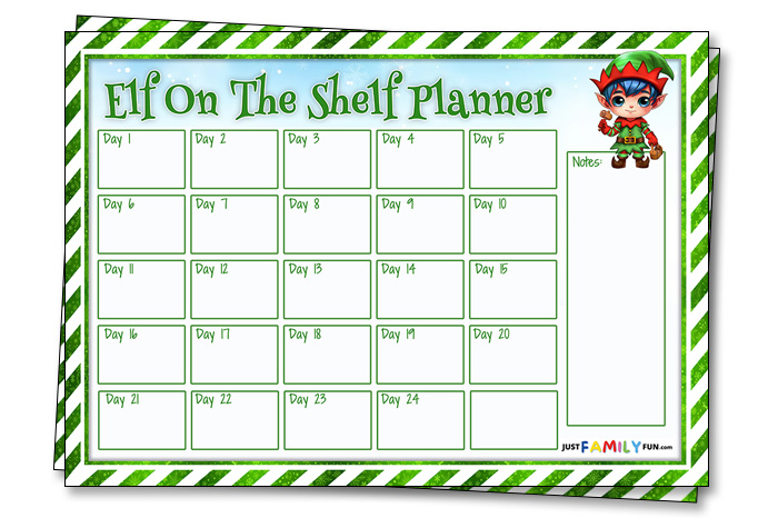 elf on the shelf planner
