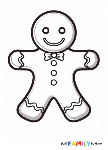 gingerbread man cut out